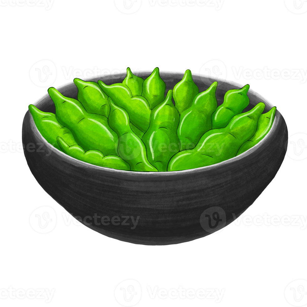 Edamame Japan Food Illustration png