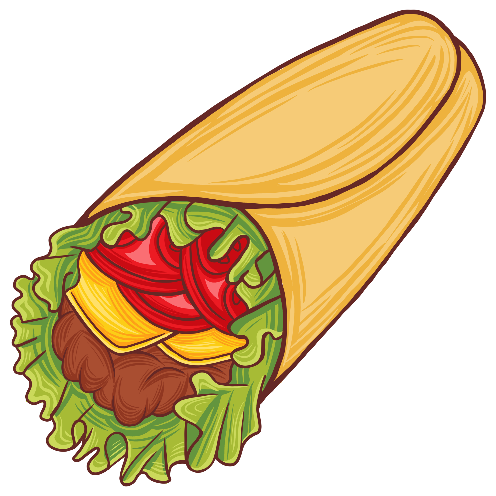 Wrap Fast Food Illustration 9582949 PNG