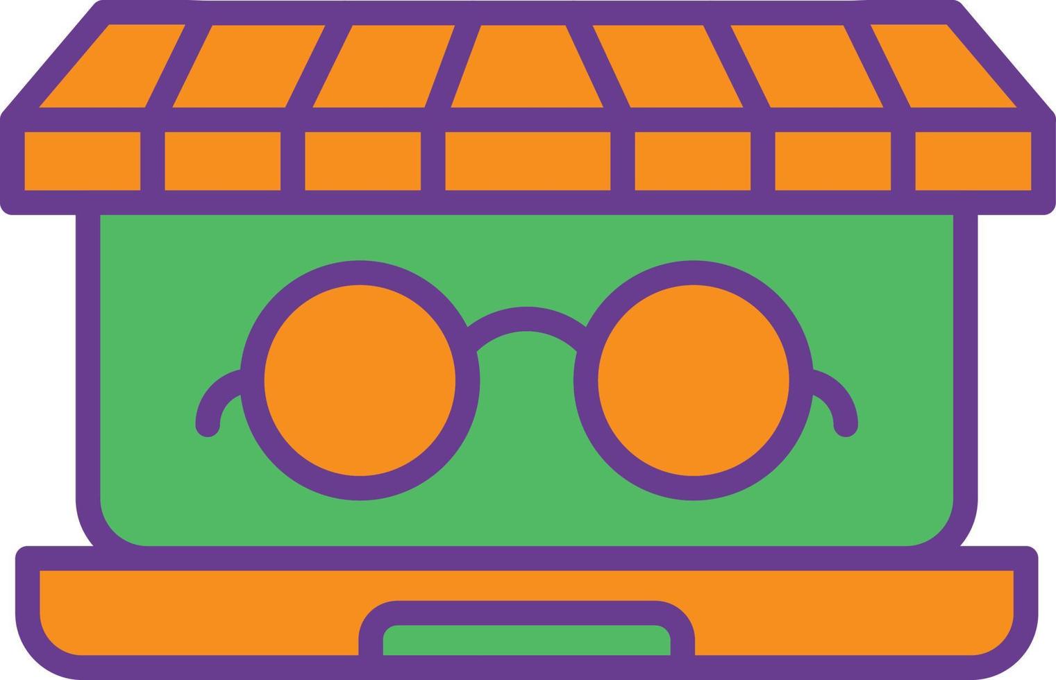 E Commerce Line Filled Two Color vector