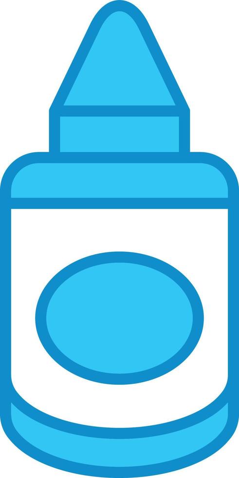 Mustard Line Filled Blue vector