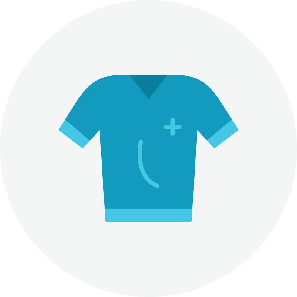 Polo Shirt Flat Circle vector