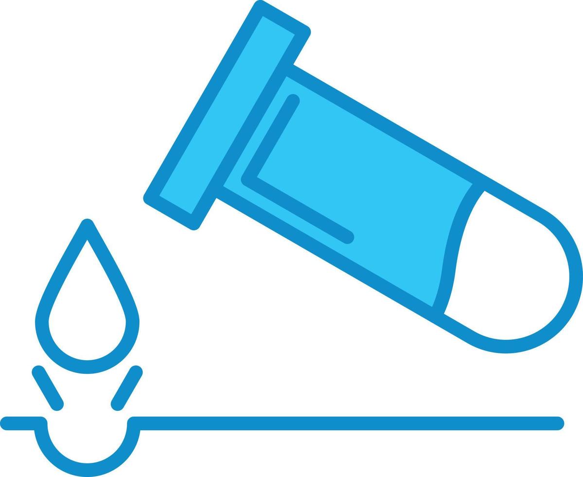 Corrosive Line Filled Blue vector