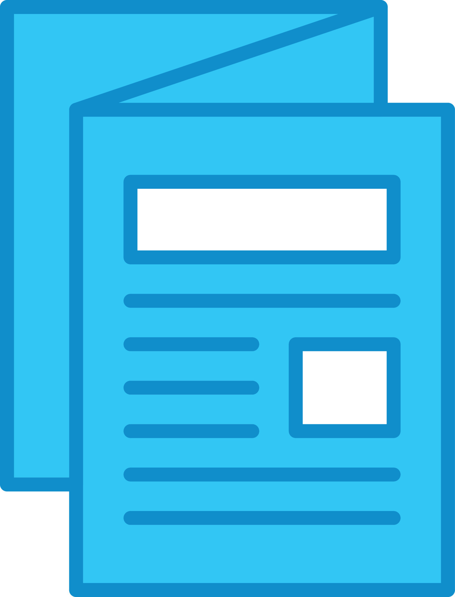 Brochure Line Multicolor 9583415 Vector Art at Vecteezy