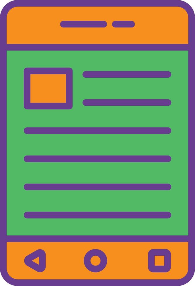 Storytelling Line Filled Two Color vector