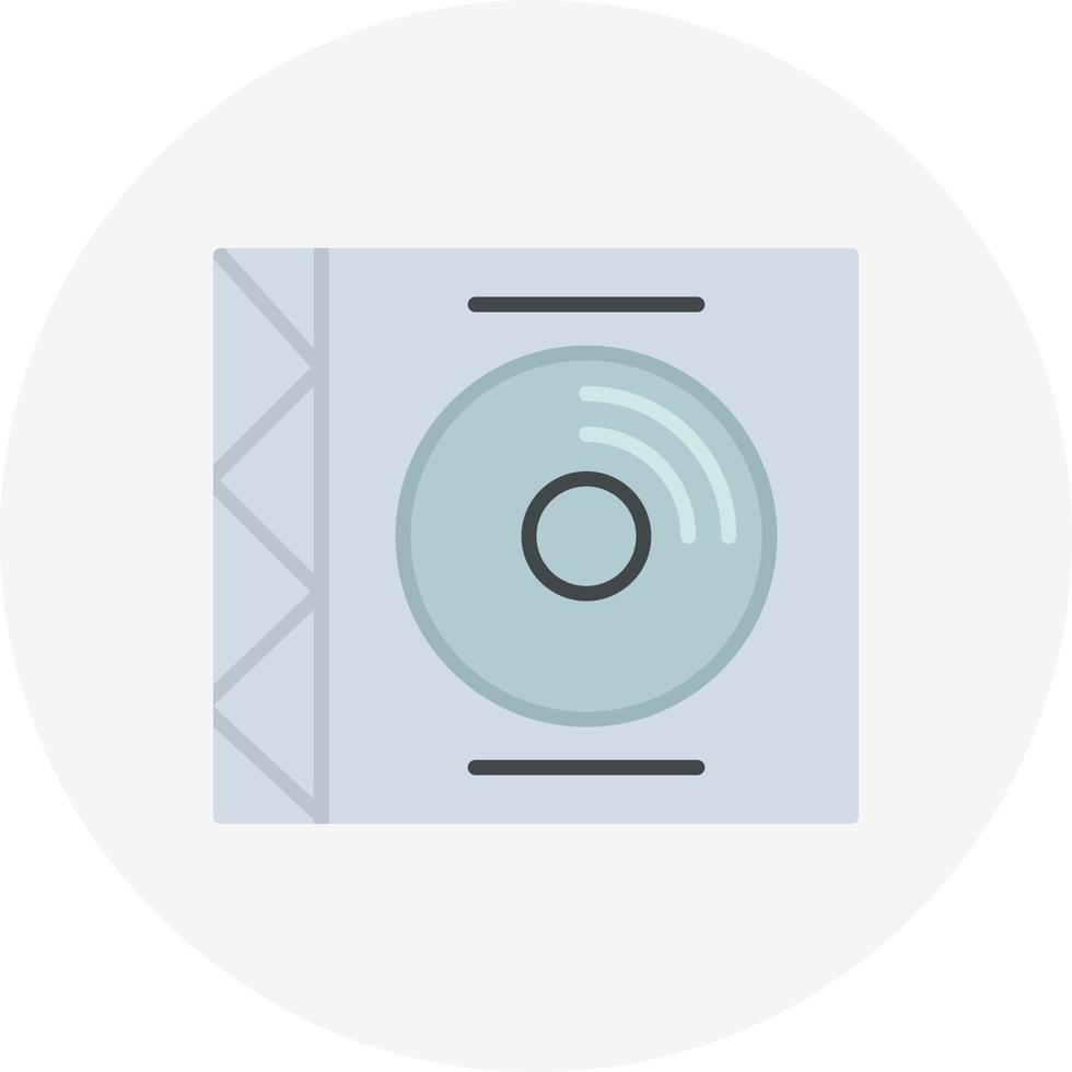 Compact Disc Flat Circle vector