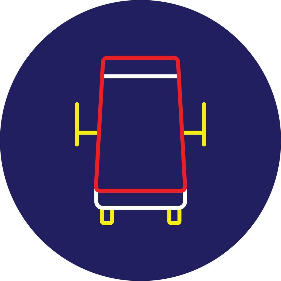 Table Line Multicolor vector