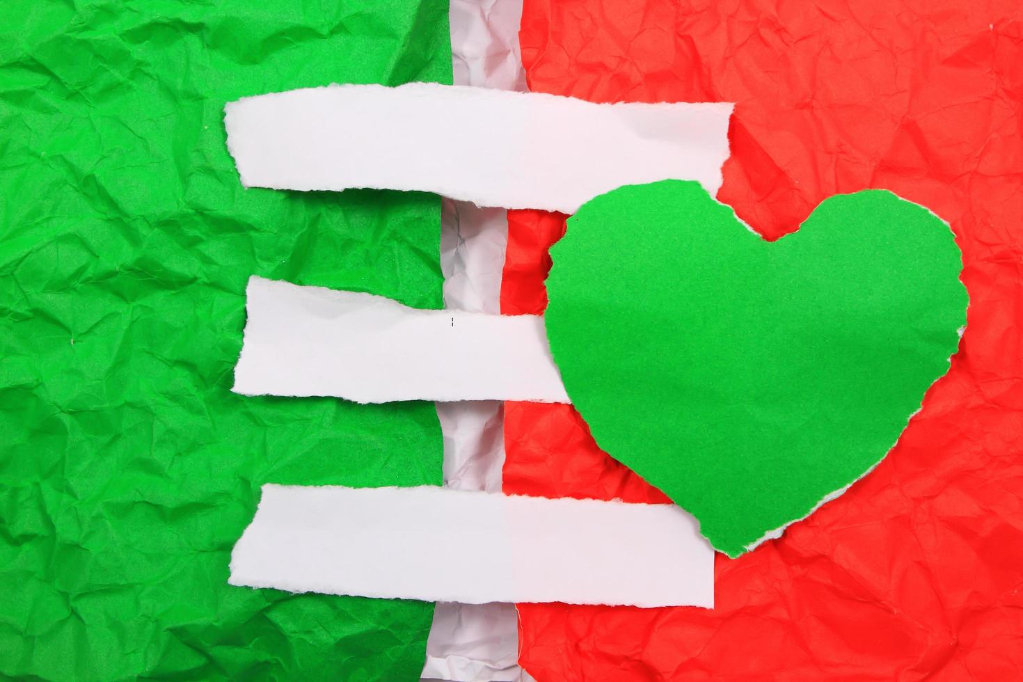 Creative simple background on Valentine' s Day photo