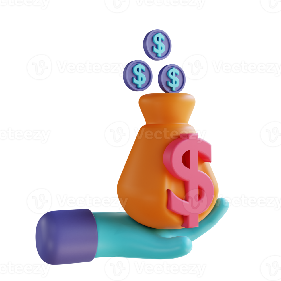 3D illustration profit suitable for business and finance png