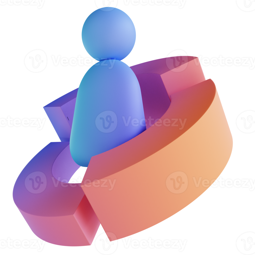 dati personali dell'illustrazione 3d png