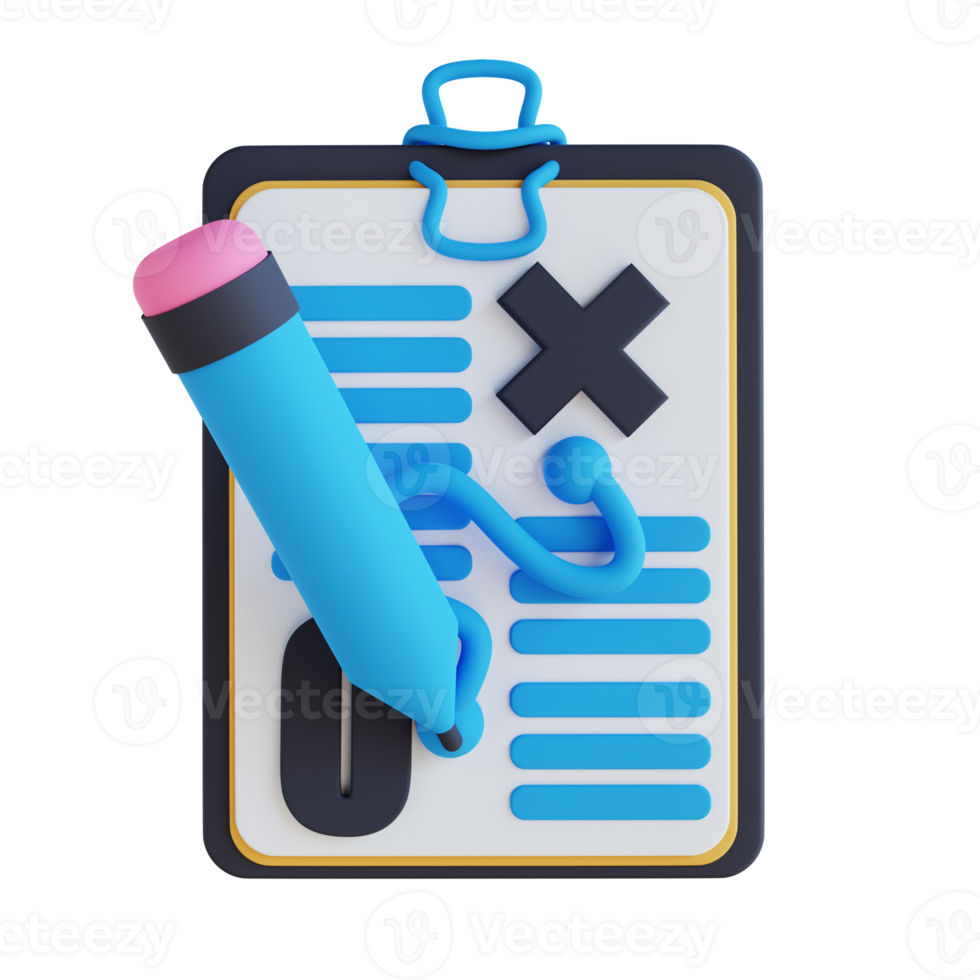 3D illustration strategy presentation png