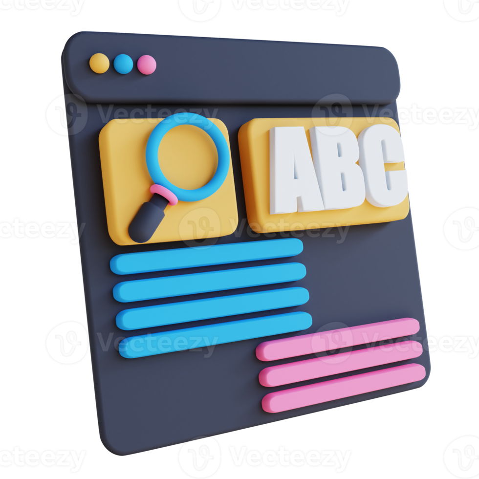3D illustration search keywords png