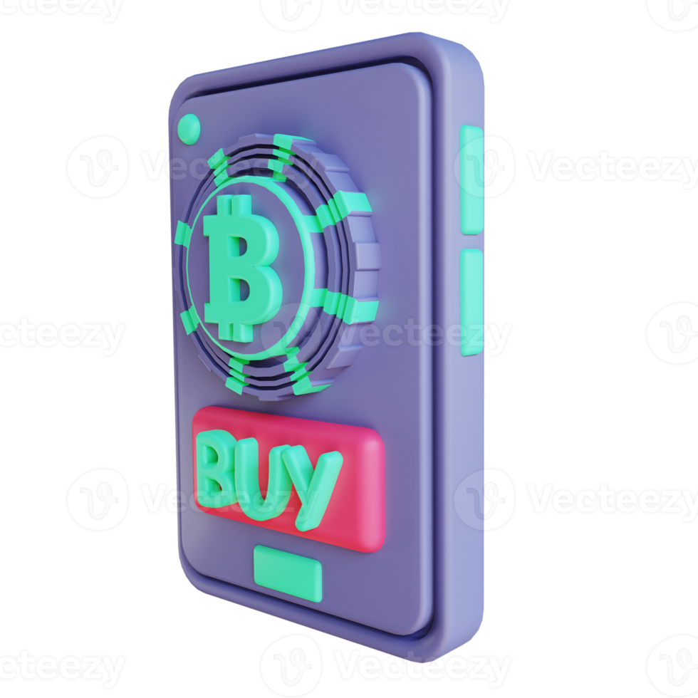 3D illustration Bitcoin payment suitable for cryptocurrency png