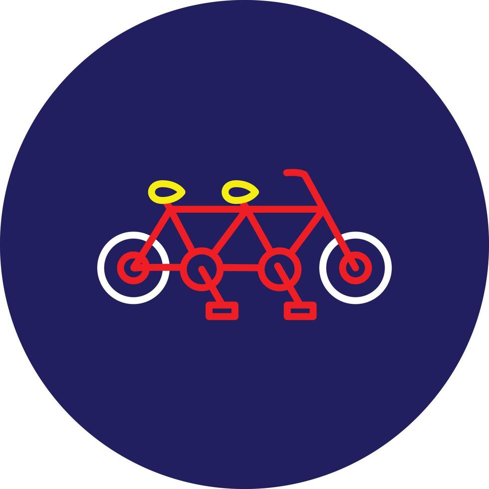 Tandem Line Multicolor vector