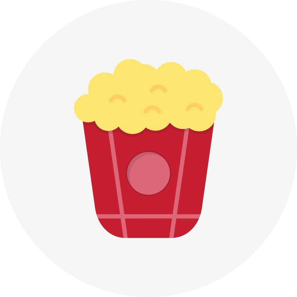 Popcorn Flat Circle vector