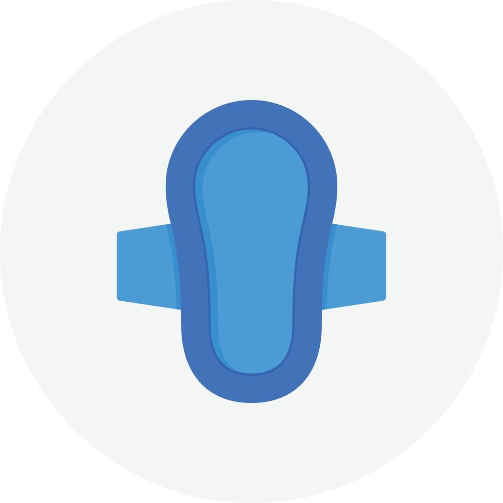 Sanitary Towel Flat Circle vector