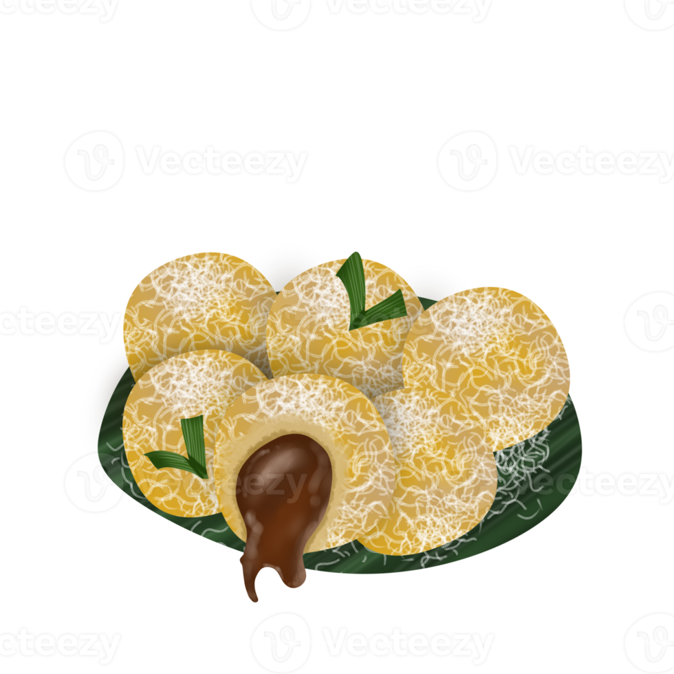 cuisine indonésienne klepon png