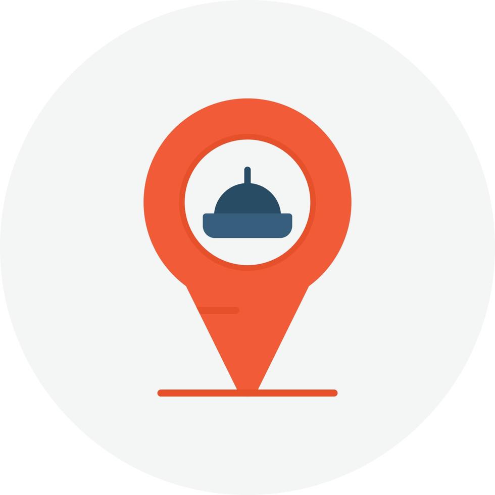 Pin Flat Circle vector