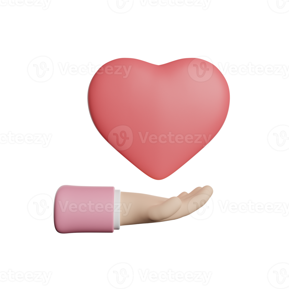Giving Heart Love png
