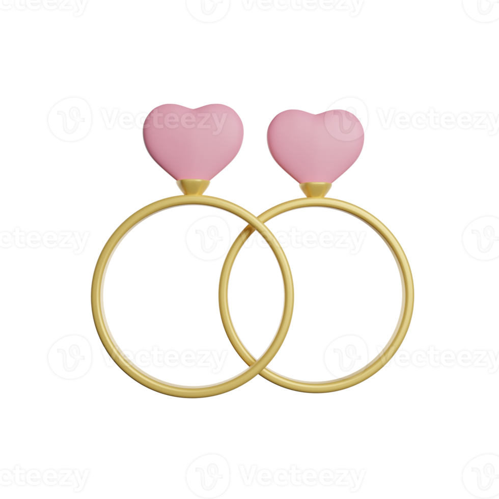 bague amour couple png