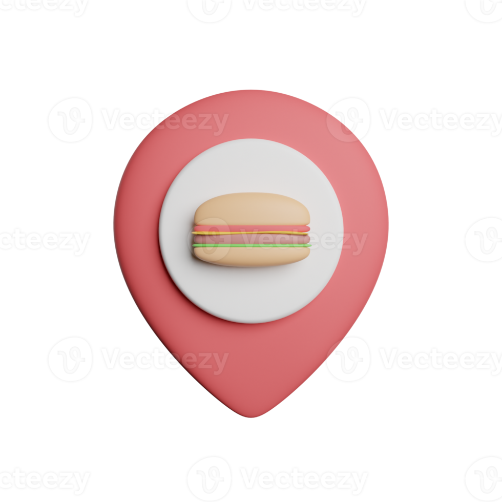 locatie van fastfoodkaarten png