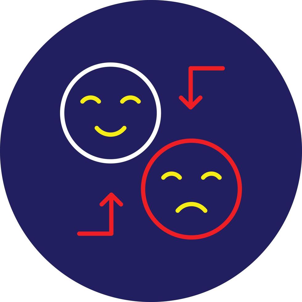 Emotion Line Multicolor vector