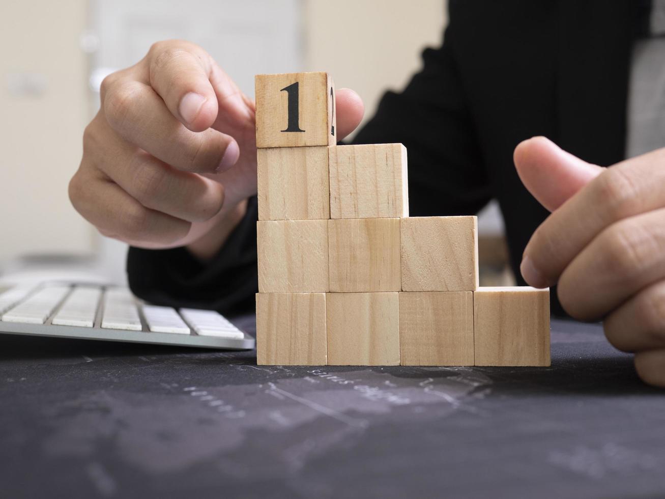 Business concept growth success process. photo