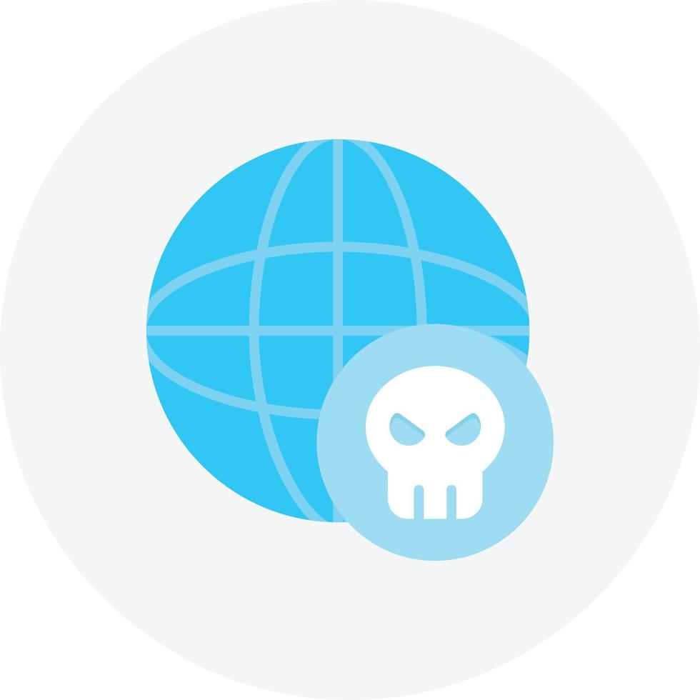 Worldwide Hack Flat Circle vector