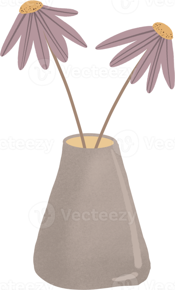 abstrakt blomma i flaska png