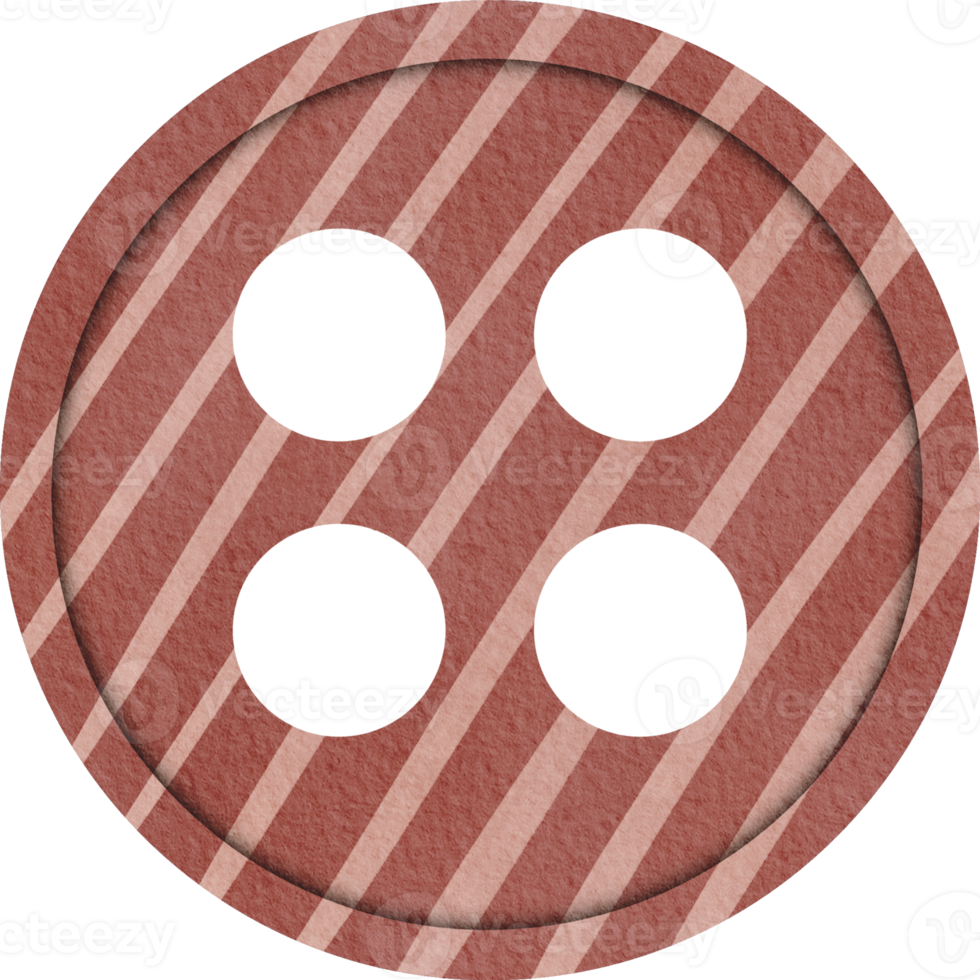 Watercolor colorful button png