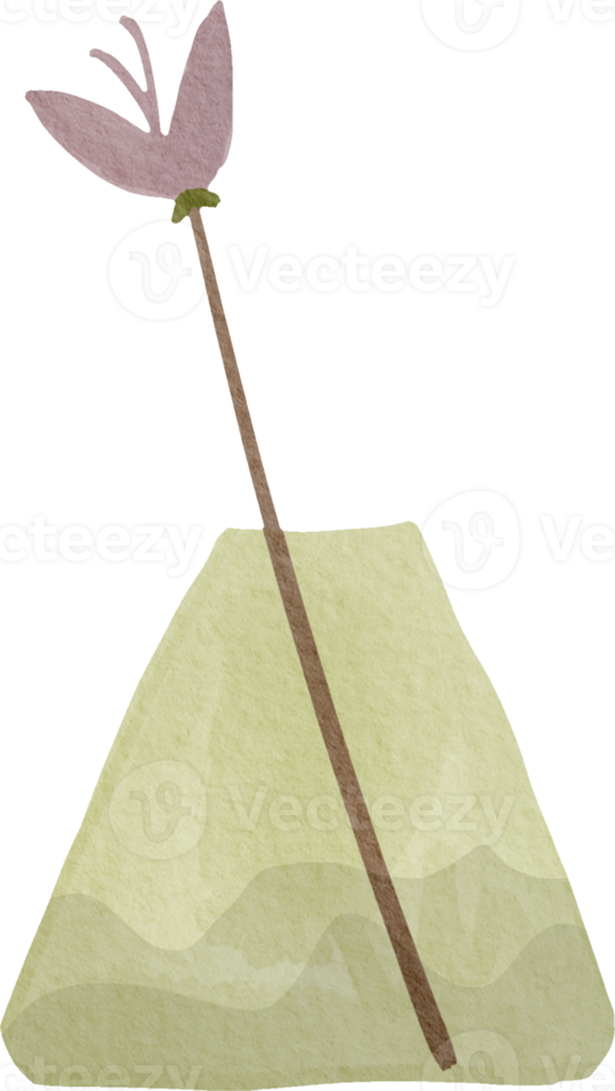 fiore astratto in bottiglia png