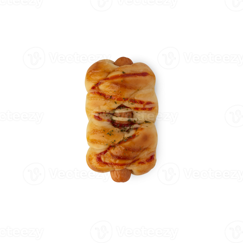 Sausage Bread cutout, Png file