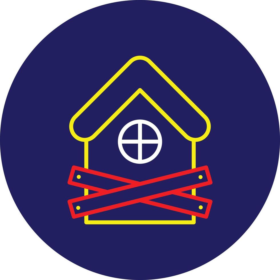 Eviction Line Multicolor vector