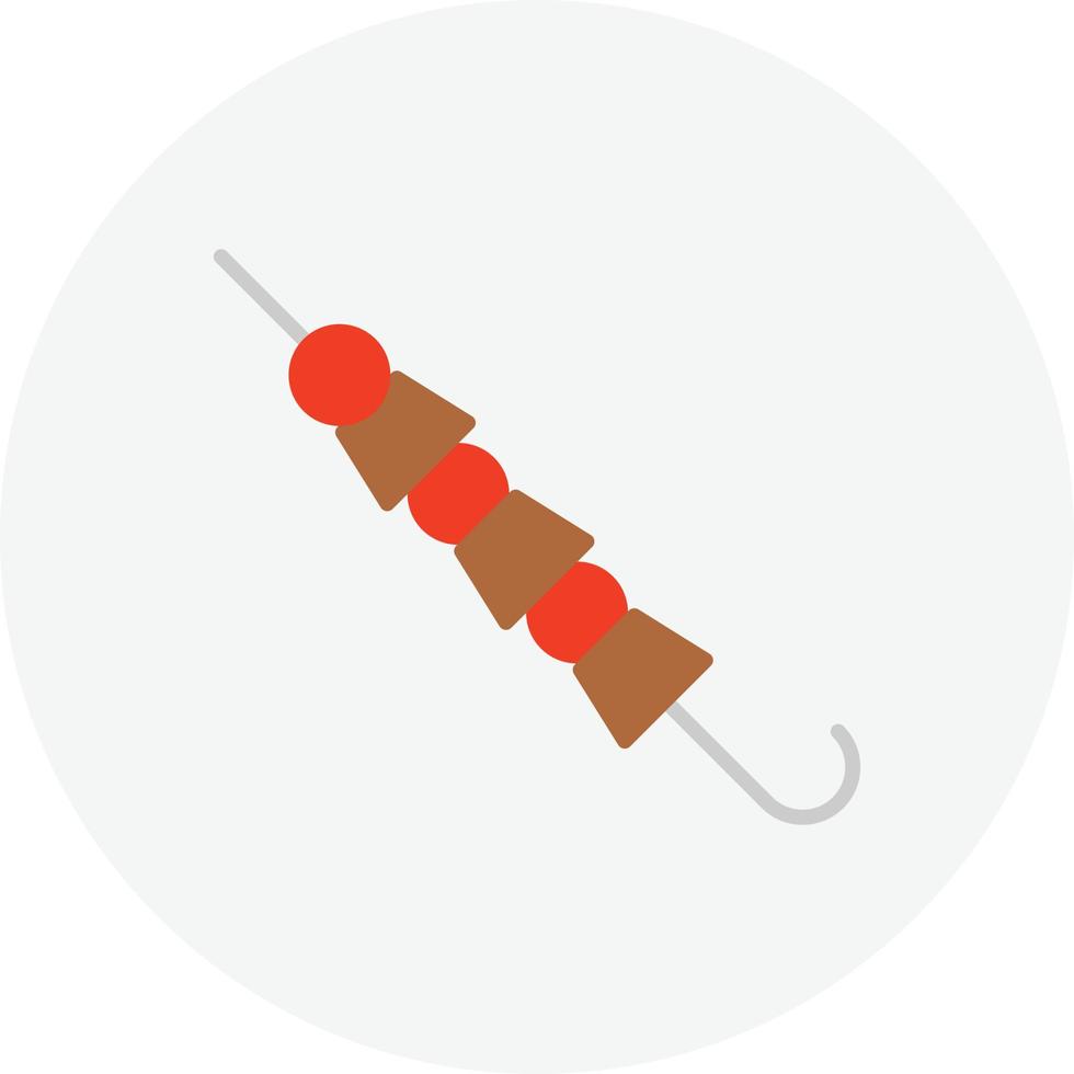 Skewer Flat Circle vector