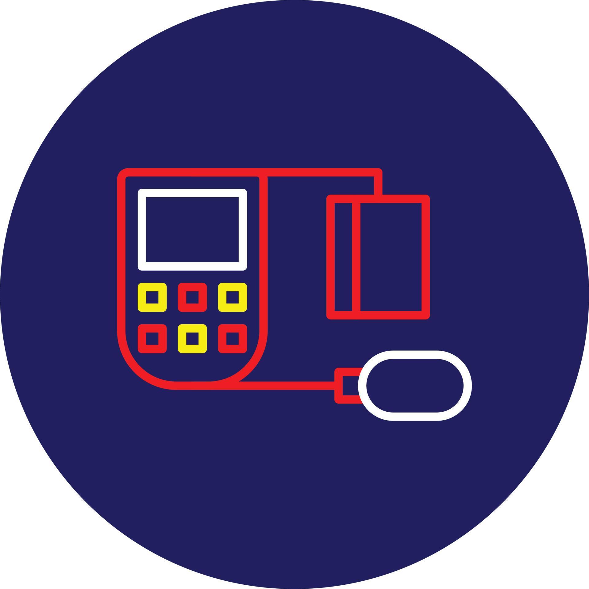 Sphygmomanometer Line Multicolor 9587066 Vector Art at Vecteezy