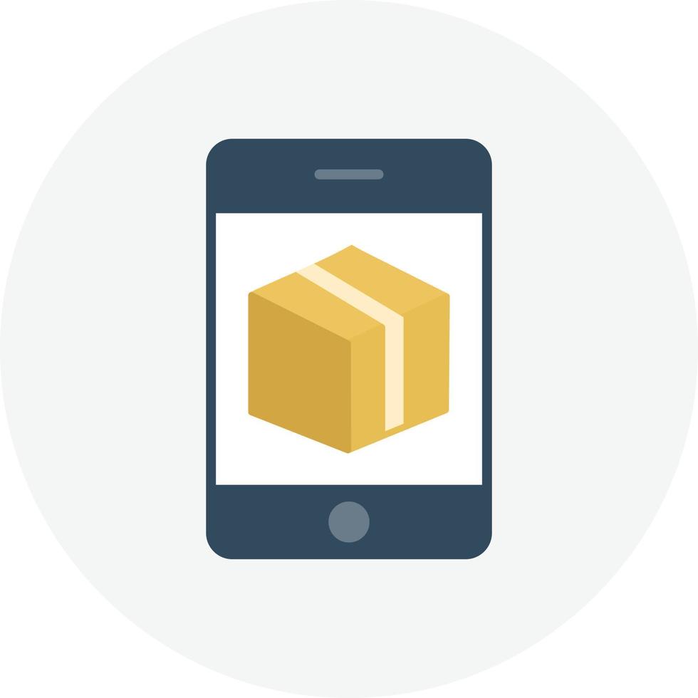 Digital Booking Flat Circle vector