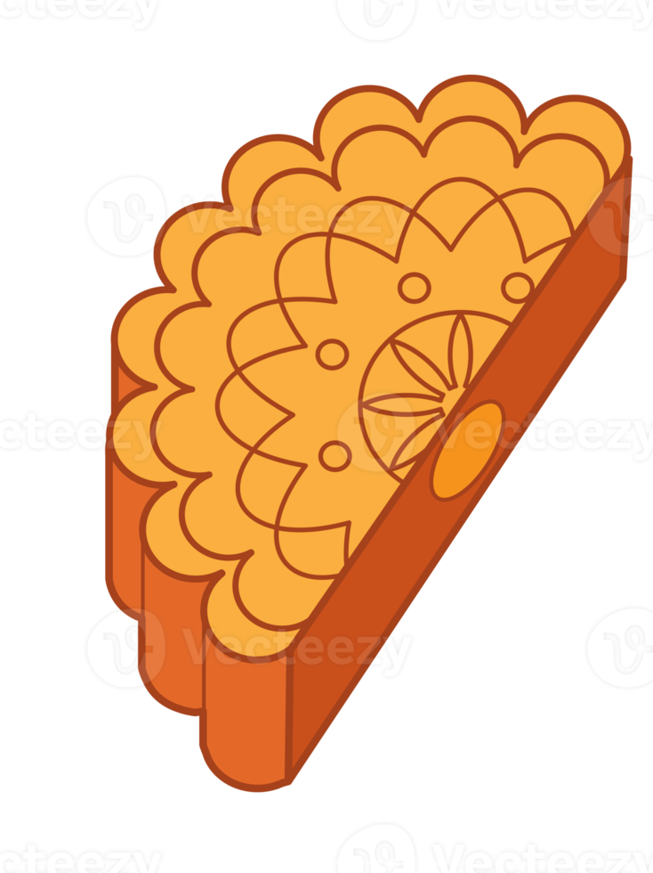 Mooncake, cartoon illustration png