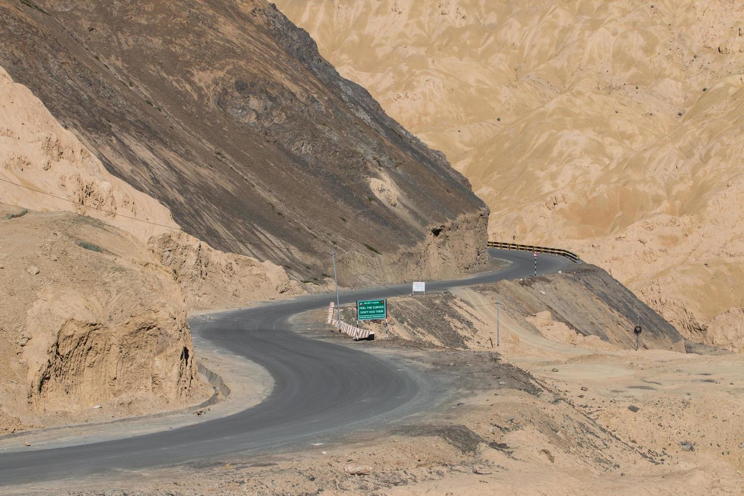 Moonland Landscape in Lamayuru at Leh Ladakh, India photo
