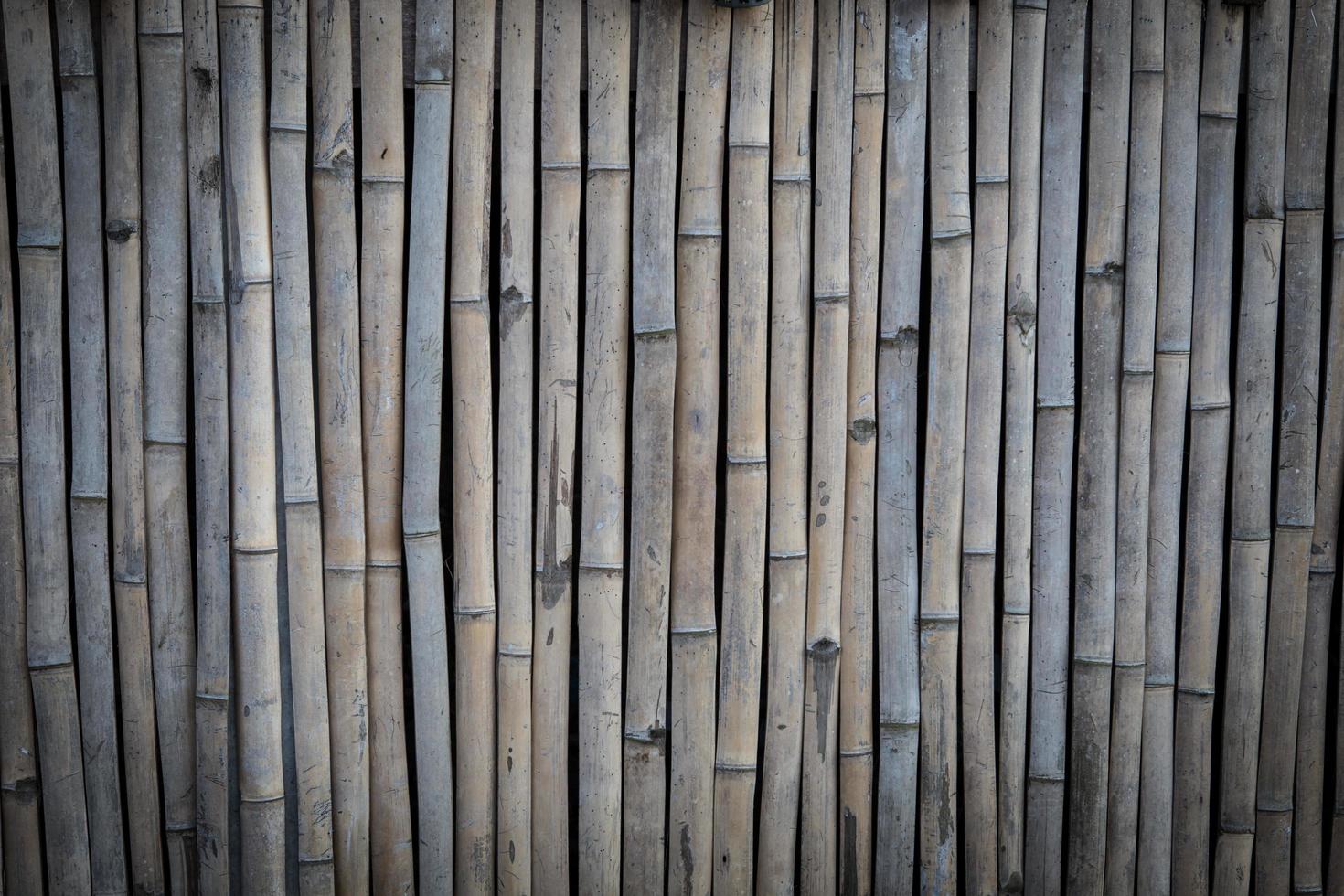 close up decorative old bamboo wood photo