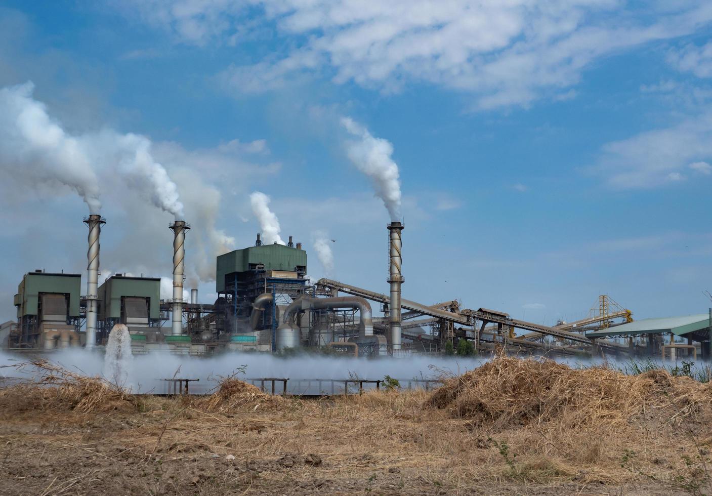 Sugar cane factory photo