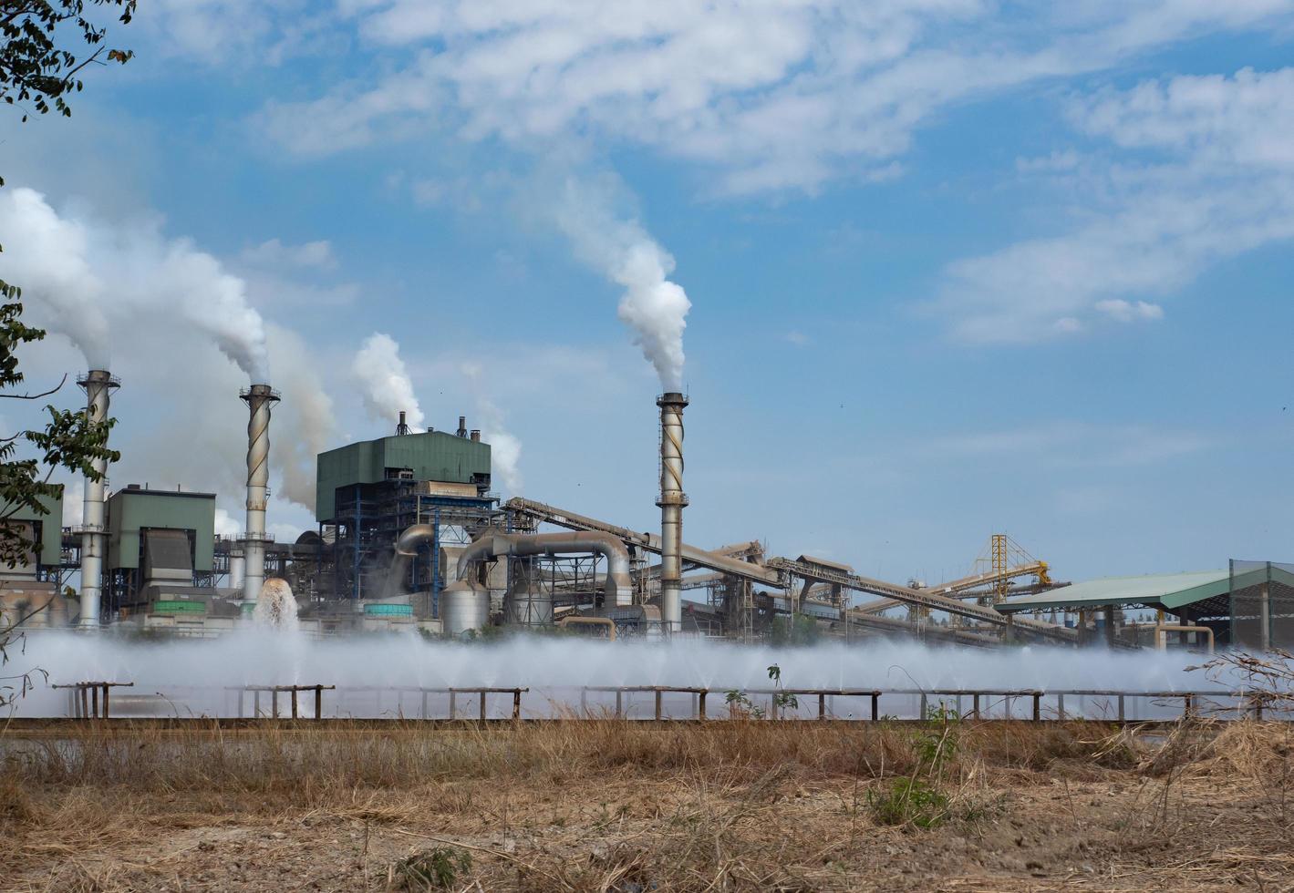Sugar cane factory photo
