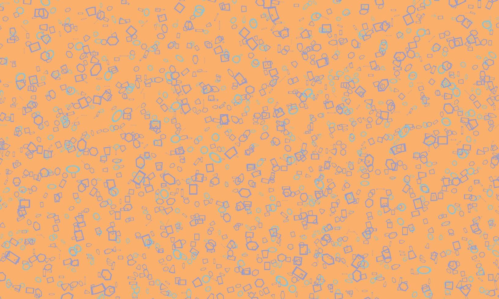 Light orange vector pattern with random geometric forms.