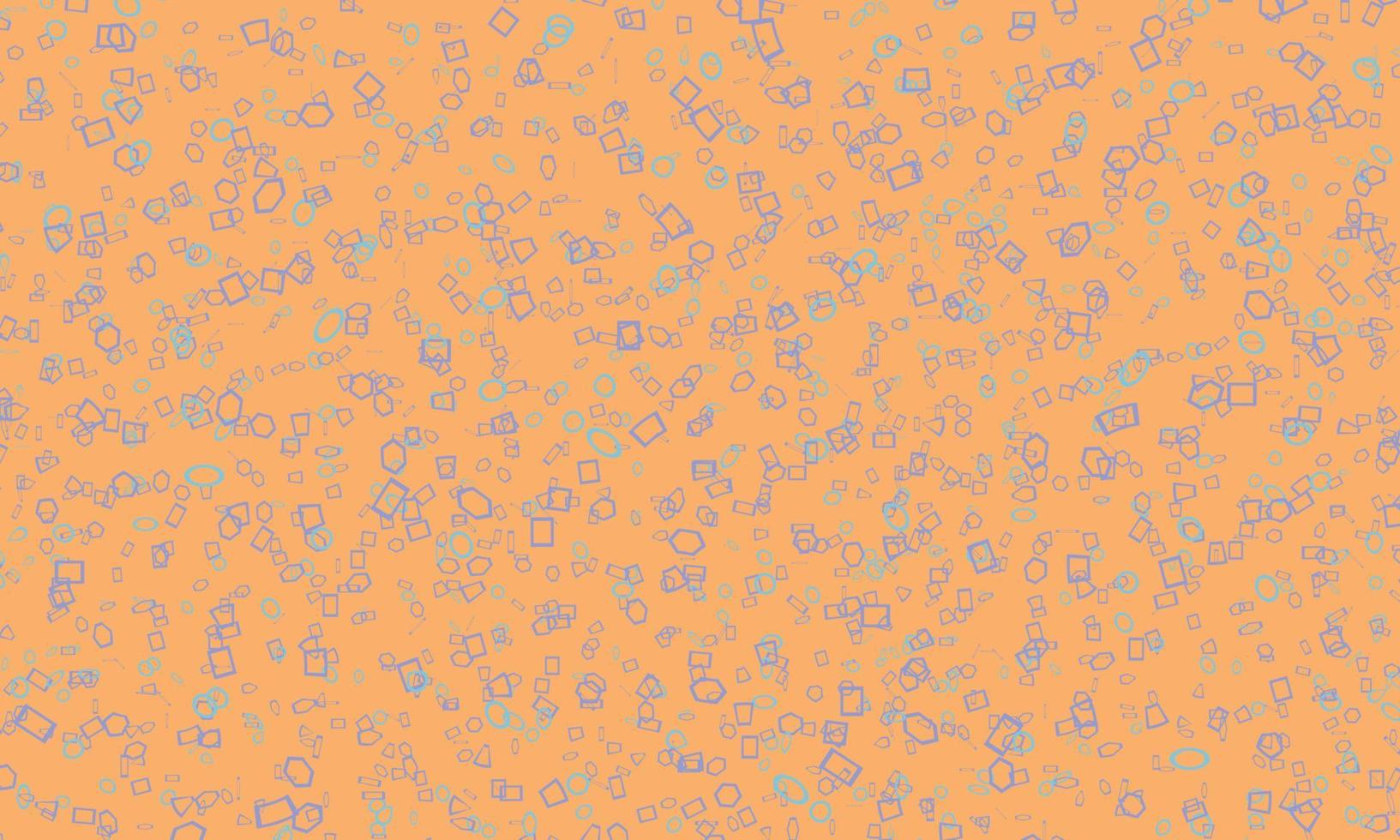 Light orange vector pattern with random geometric forms.