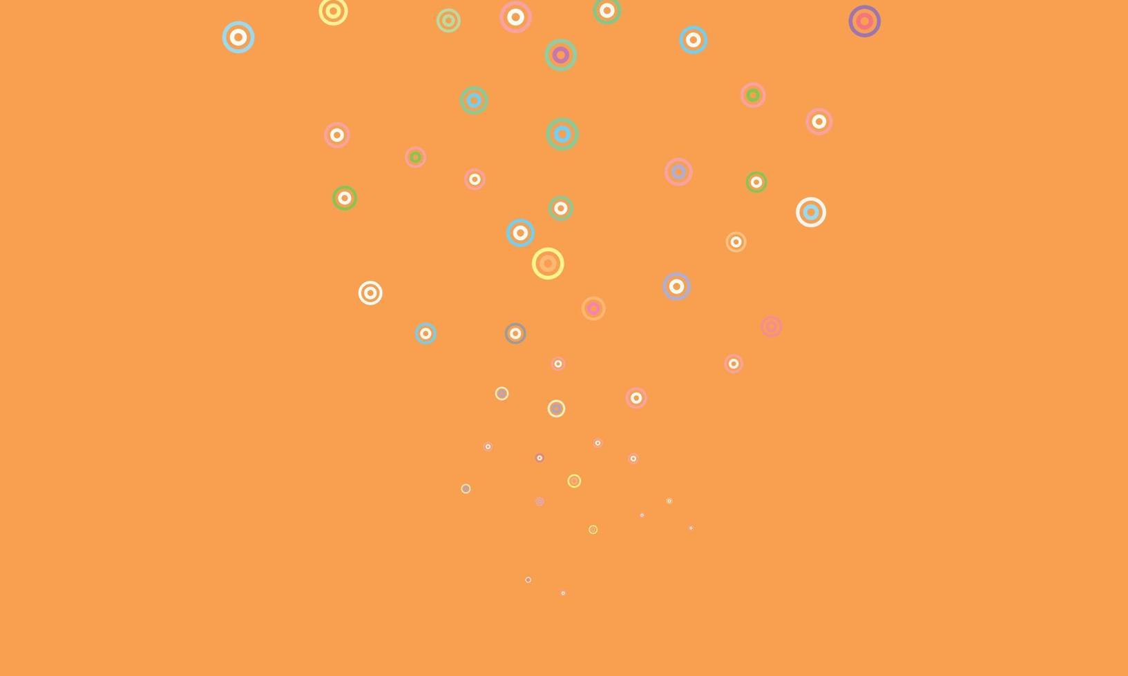 Light orange vector background with spots.