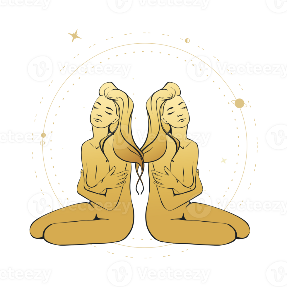 Free Zodiac sign Gold illustration PNG 9588708 PNG with Transparent