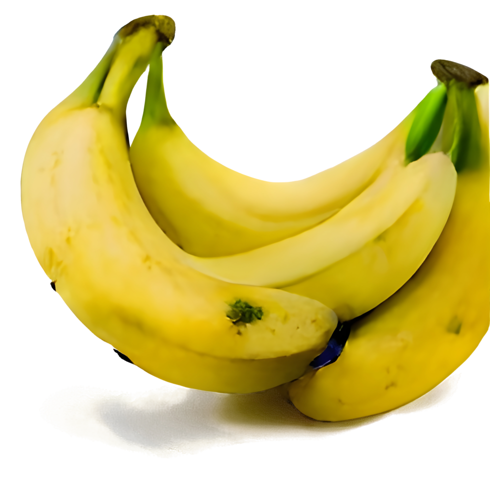 banana png with clipping path and full depth of field.