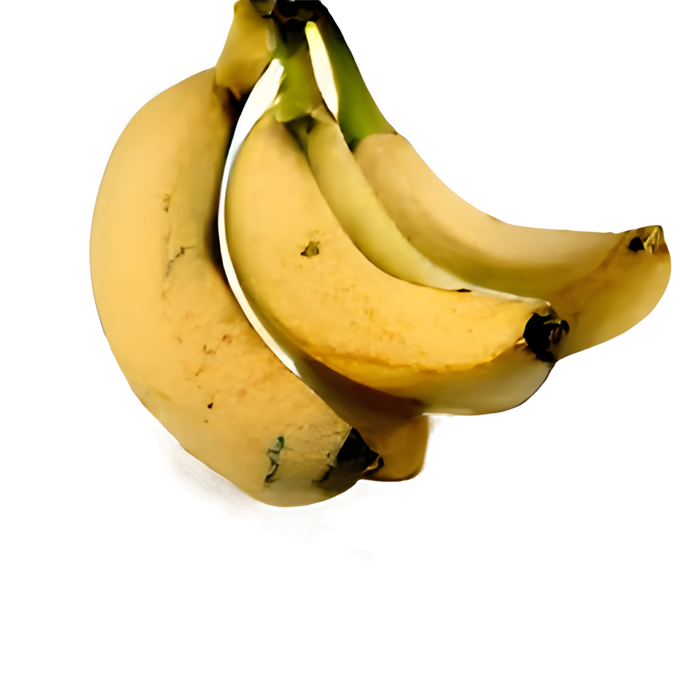 banana png with clipping path and full depth of field.