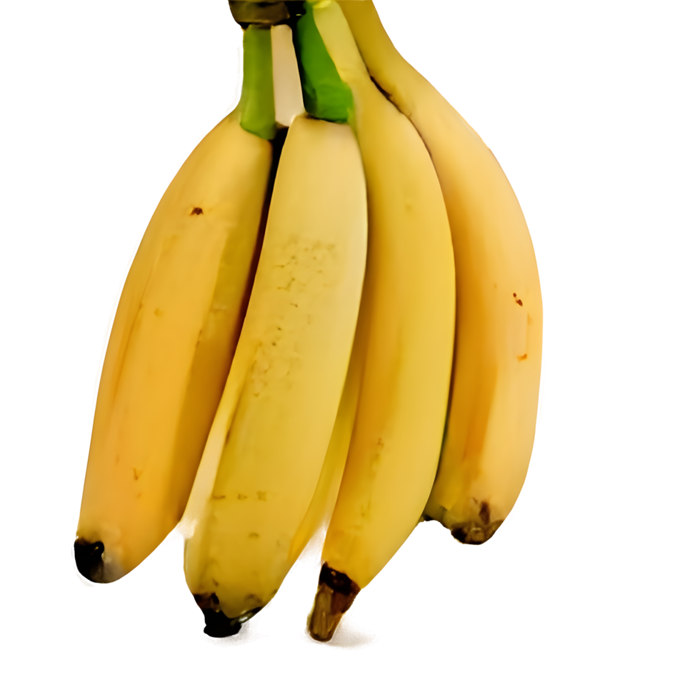 banana png with clipping path and full depth of field.