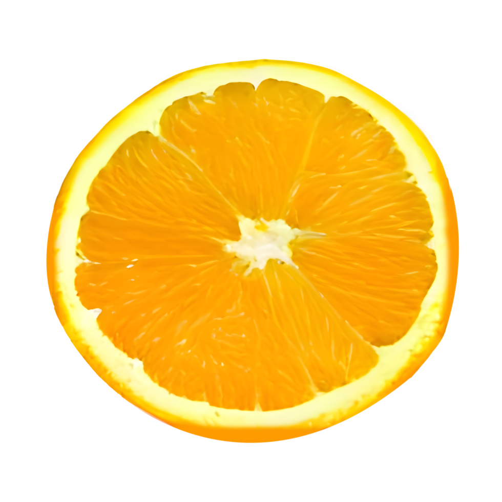meia laranja cortada. fatia de laranja. comida saudável. caminho de recorte  9588791 PNG