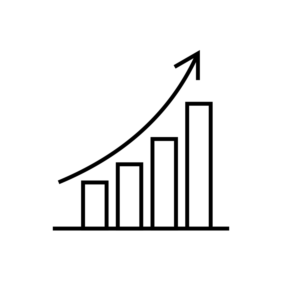 graphique, analyse, croissance de l'entreprise png transparent