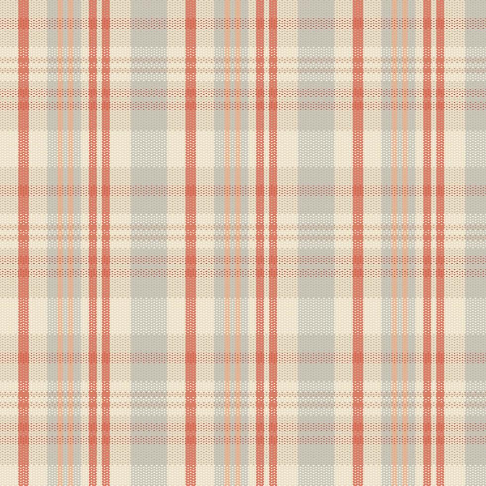 Tartan plaid pattern with texture and coffee color. vector